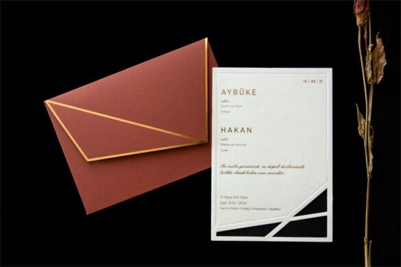 kırmızı zarflı davetiye