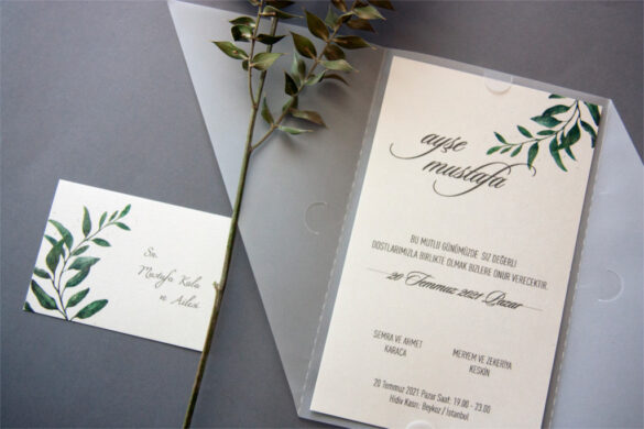 isim kartlı davetiye