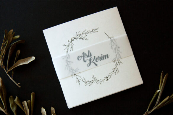 kare düğün davetiyesi