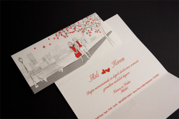 damat gelin detaylı ince davetiye